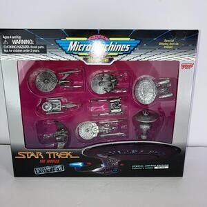 VINTAGE 1995 MICRO MACHINES STAR TREK SPACE TV THE MOVIE COLLECTORS EDITION SET